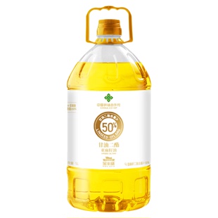 [中国供销社]金丰盛甘油二酯50%亚麻籽食用油5L家用一级冷榨批发