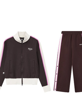 FILA斐乐官方长袖运动套装训练服
