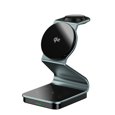 【Qi2认证】三合一无线充电器