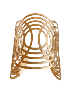 欧美金属银色臂环饰品女