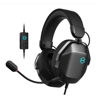 漫步者G5MAX声卡版头戴式耳机台式电脑有线fps游戏耳麦电竞专用