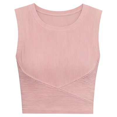 新款跑步防震带胸垫薄款运动背心