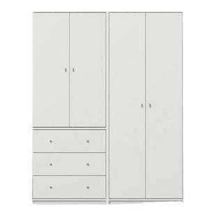 hanssem汉森实木儿童衣柜卧室家用小户型青少年衣橱双开门收纳柜