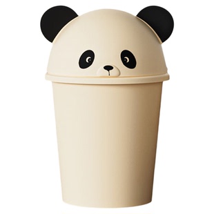 垃圾桶家用厕所卫生间客厅卧室超萌带盖可爱少女创意可爱拉圾筒