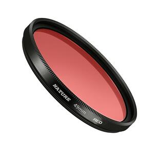 大自然红色滤镜39/43/49/52/58/60/62mm 光学玻璃大画幅黑白摄影