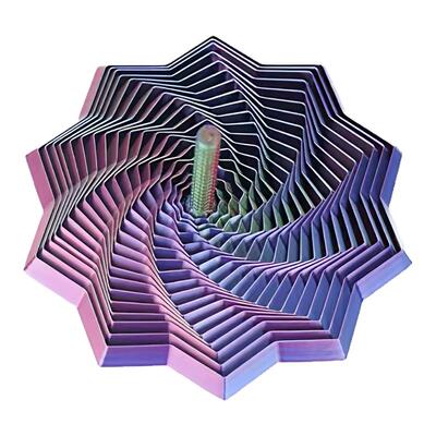 3D打印视错觉折叠多边形萝卜塔