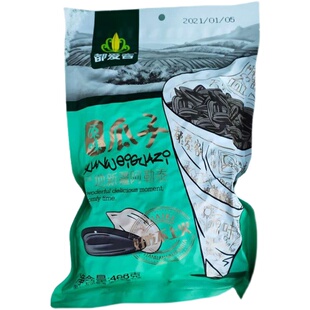 葵花籽都爱客 468克原味 新疆瓜子 袋装葵花子 零食休闲 香脆坚果