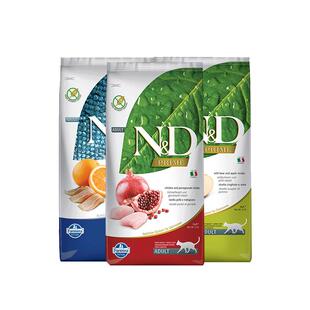 【自营】法米娜猫粮石榴鸡肉苹果鲱鱼甜橙无谷高蛋白减肥猫粮5kg