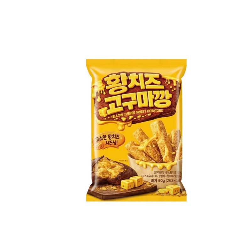【韩国直邮】CU便利店黄芝士地瓜系列 又香又脆地瓜片零食办公室