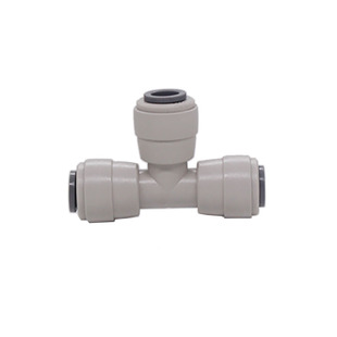 净水器纯水机水管2分外牙转3分Y型T型分水三通接头PE管快接配件