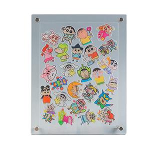 亚克力片相框拼图夹层收纳立牌透明钥匙扣摇摇乐形摆台定制展示