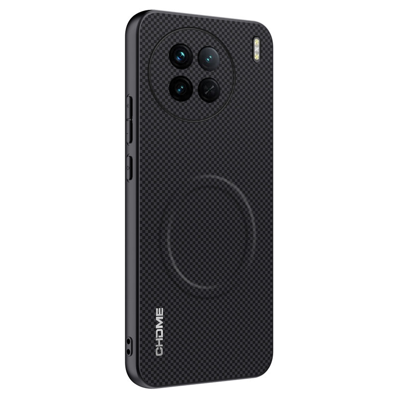 适用于vivox90手机壳vivo x90s马克纹保护套V2241A全包V2241HA防摔viovx格纹vovix磁吸vivix新款9O英伦风s