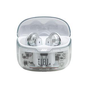 JBL TUNE BEAM2 琉璃荚2代真无线透明蓝牙耳机主动入耳式降噪运动