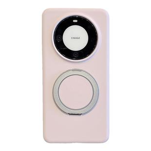 拓岚 新款支点壳适用华为mate60pro+手机壳mate80pro360度旋转支架mate70pro情侣纯色肤感液态硅胶mate80女40