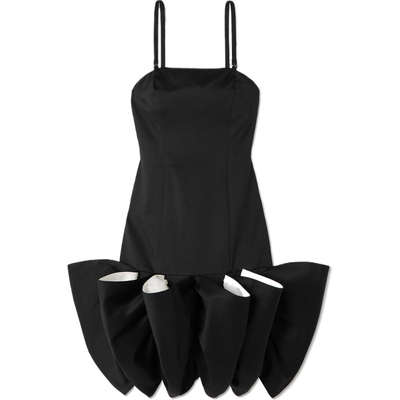 【38焕新周】Rotate 褶饰缎布迷你连衣裙