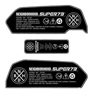 super73-S1Y1联名款越野竞赛平替大鹦鹉电池贴纸通用防水改装配件