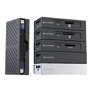 迈和伦NVME固态SSD高速MAC苹果USB4.0雷电3/4移动硬盘盒A/B读卡器