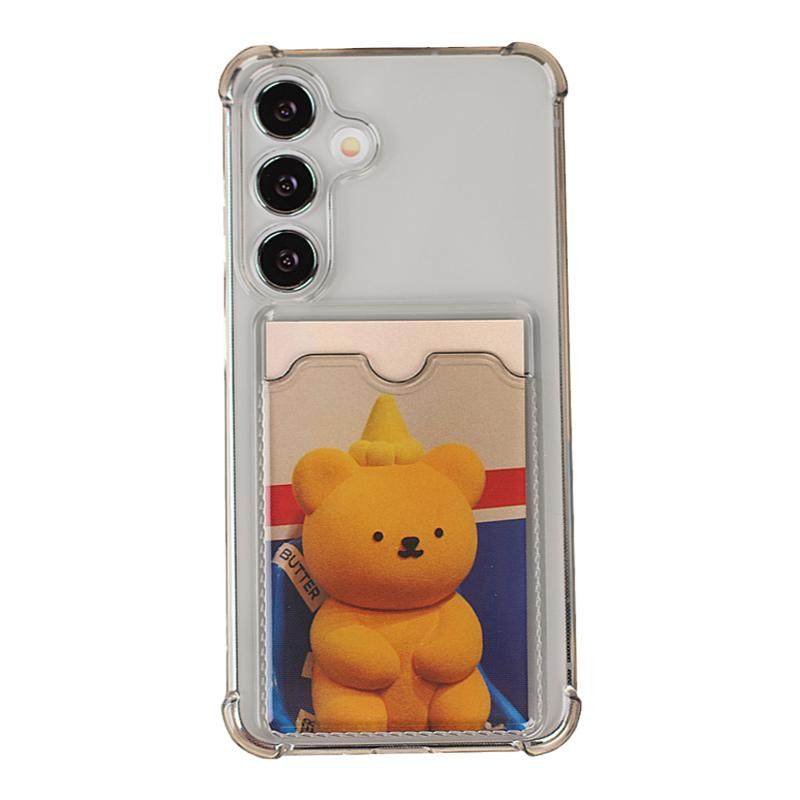 【PANDABANDA】拍立得DIY情侣防摔保护壳适用于三星S24ultra手机壳note10+插卡23plus透明个性