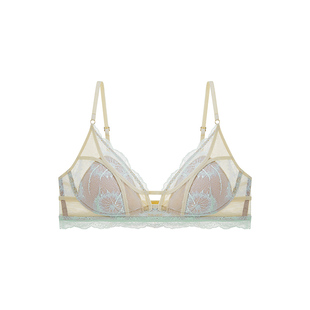 里性 LIVARY MIO 遐想 性感蕾丝拼网纱3/4杯无钢圈文胸