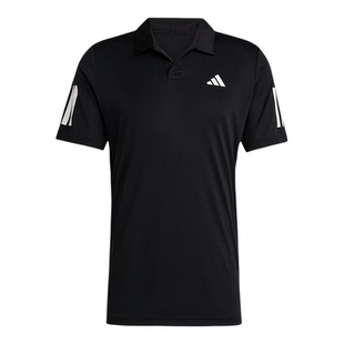 Adidas阿迪达斯男装2026秋季新款CLUB 3STR POLO运动POLO衫JG0985