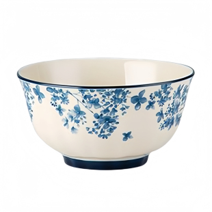 胖东来同款顺祥陶瓷迦蓝复古餐具家用套装特别好看的碗盘乔迁送礼