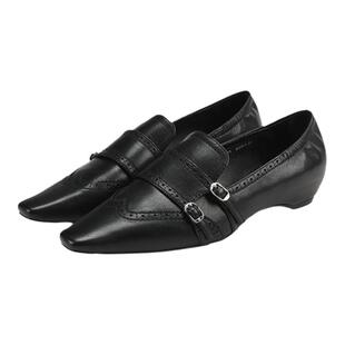 【胡可推荐】BREADTREE面包树 双塔扣布洛克乐福鞋真皮平底单鞋