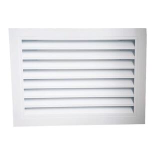 铝合金百叶窗通风口外墙防雨出风口装饰空调透气排风回风格栅定制
