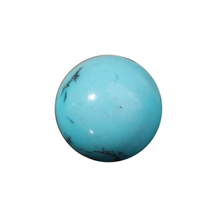 正品湖北绿松圆珠散珠十堰高瓷蓝料微铁线单颗精选珠子7-7.5mm