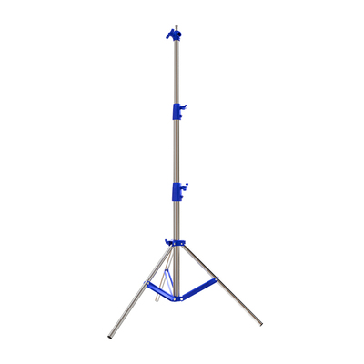 升辉 摄影灯架2.8米气压彩色加粗不锈钢三脚架专业影视室内闪光灯顶灯架影棚拍照直播补光灯脚架户外便携支架