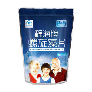 程海牌螺旋藻绿源程海螺旋藻500克1000片程海牌螺旋藻片程海