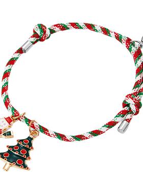 zeroline圣诞情侣手链女
