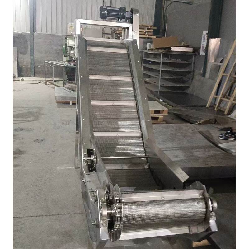 定制提升机斗式上料机物料自动化流水线输送带爬坡机链板传送机