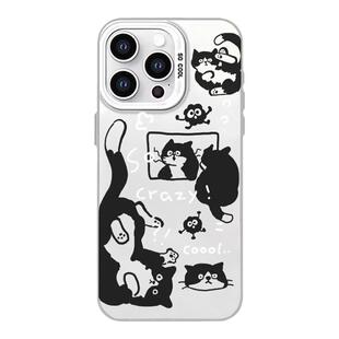 So crazy~搞怪情侣奶牛猫狗彩银适用iPhone17pro/15手机壳华为nova11畅享60/OPPOreno9vivos16/IQOO10/小米13