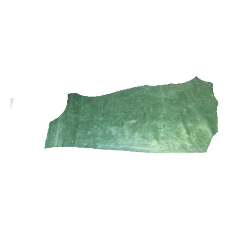 绿色油蜡牛皮真皮皮料库存清仓