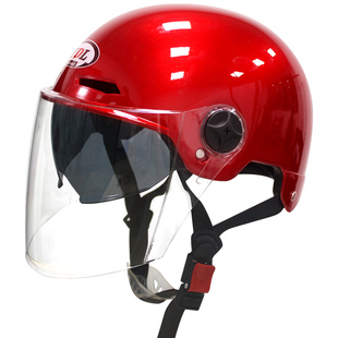 摩托头盔3c认证国标安全帽女电动车男女同款电瓶头盔夏防晒摔不烂