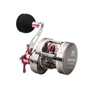 利优比白令海/击鲨王近海船钓轮鼓式渔轮轻量全金属慢摇铁板轮