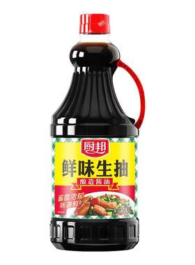 厨邦生抽酱油1.25L/瓶三级