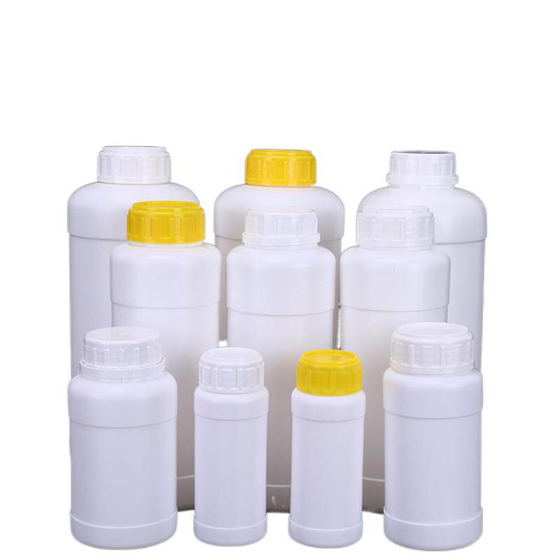 500ml1000毫升加厚HDPE化工塑料瓶 农药瓶大口粉末水剂试剂样品瓶