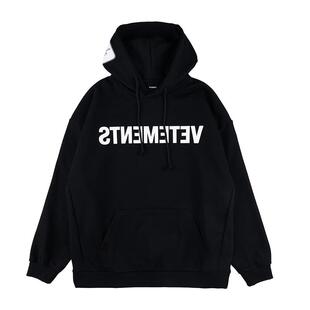 VETEMENTS秋冬新款男女同款情侣宽松休闲连帽卫衣301446