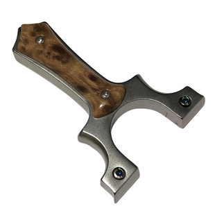 直板不锈钢小牛成人弓弹弓扁皮快压专业竞技大威力高精度夹片户外