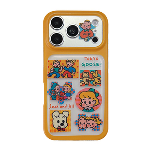壳侣ins日系原田治适用苹果17手机壳iPhone17promax新款16防摔保护套15硅胶镜头全包小众高级感好看男生女软p