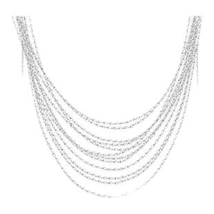 波光粼粼！多层叠戴流苏项链2025新款爆款轻奢小众锁骨链网红配饰