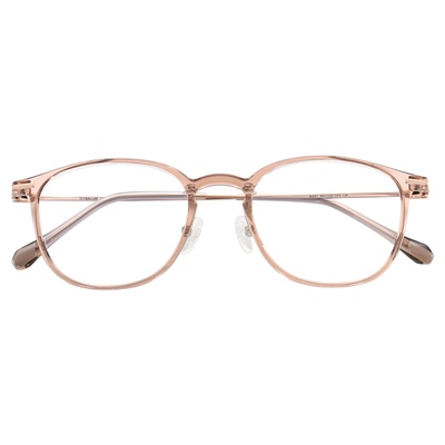 菲尔渡边超轻舒适橄榄绿羽钛镜架