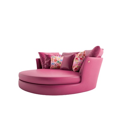 简约风头层真皮舒适海绵家用沙发