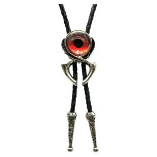 日韩版项链男生短袖合金配饰嘻哈男士吊坠夏原创设计镶嵌红色宝石