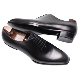 Oct Tenth固特异皮鞋 国货手缝沿条黑擦色整皮一片式牛津鞋Oxford