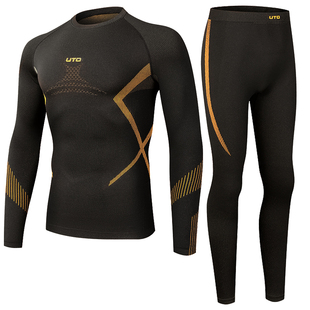 UTO悠途滑雪速干衣男户外功能内衣女运动压缩衣排汗保暖内衣套装