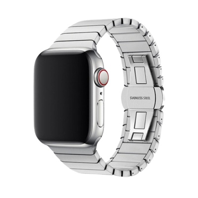 蝴蝶扣金属不锈钢竹节男士psnld