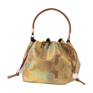 上海故事2026年新款宋锦手提包新中式国风送长辈妈妈礼物云朵包包