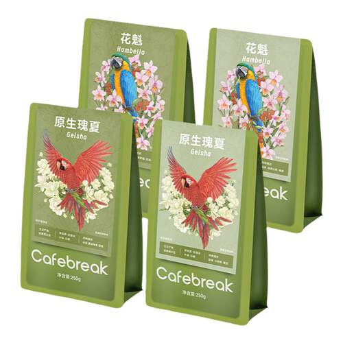布蕾克SOE咖啡豆粉精品瑰夏花魁埃塞俄比亚哥伦比亚中深cafebreak
